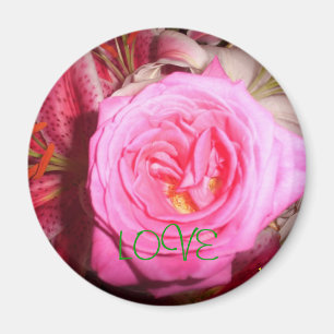 Íman flor cor-de-rosa, AMOR