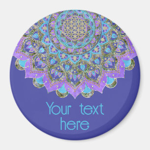 Íman Flor Da Vida - Estilo De Mandala Índia 2