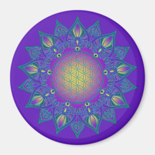 Íman Flor Da Vida - Índia Mandala 3
