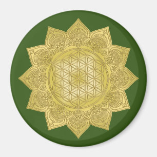 Íman Flor Da Vida - Índia Mandala 4