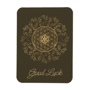 Íman Flor da Vida - Mandala de Ornamentos Vintage 2