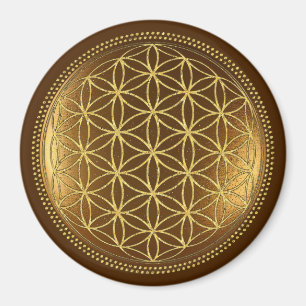 Íman FLOR DA VIDA - Medalha de Geometria Sagrada 1