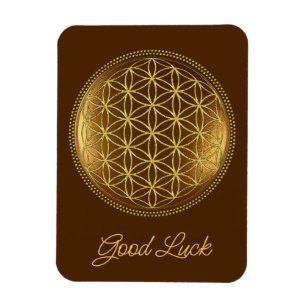Íman FLOR DA VIDA - Medalha de Geometria Sagrada 1
