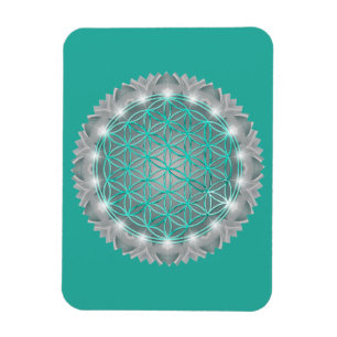 Íman FLOR DA VIDA - Sagrado Geometrie Light 2