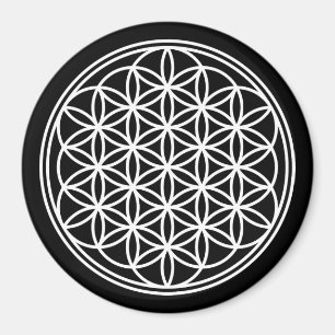 Íman FLOR DA VIDA - Símbolo de Geometria Sagrado 2