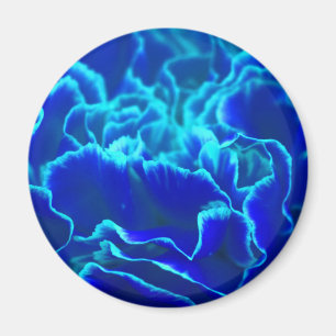 Íman Flor de cravo-da-índia e azul-vibrante