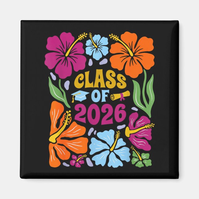 Íman Flor de Hibisco Graduada Senior da Turma de 2026 (Frente)