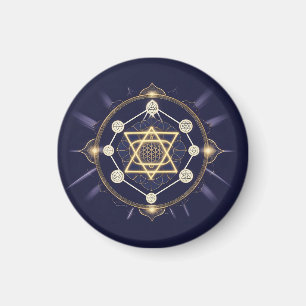 Íman Flor de Infinito — Geometria Sagrada Celestial