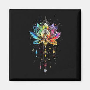 Íman Flor de Lótus Arco-Íris Boêmio Flor de Lótus de Yo