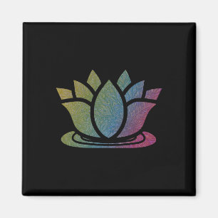 Íman Flor de Lótus Ioga Meditação Namaste Presente Fofo