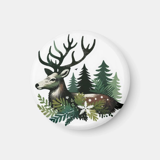 Íman Flor de Natal Selvagem (Frente)