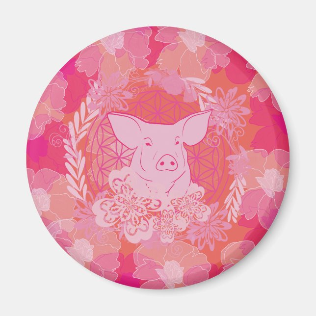 Íman Flor de PiG da vida (Frente)