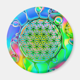 Íman Flor De Vida - Maneiras Coloridas 1