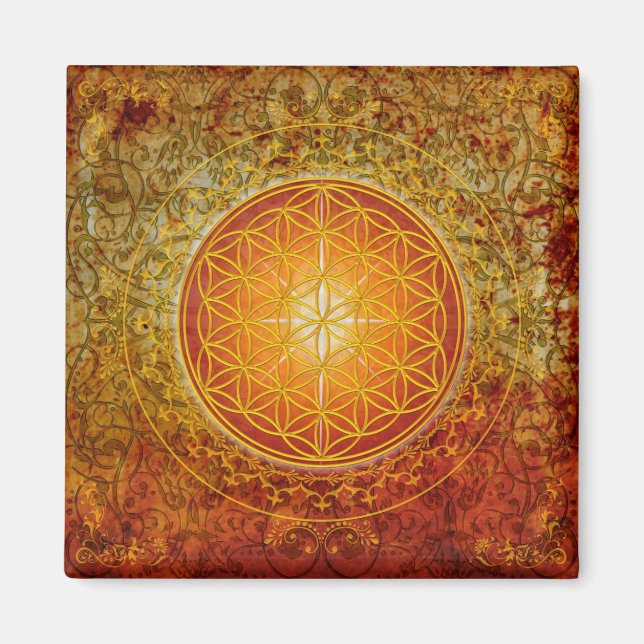 Íman Flor de Vida - Ornamento III (Frente)