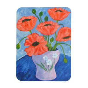 Íman Flor e Vase Magnet