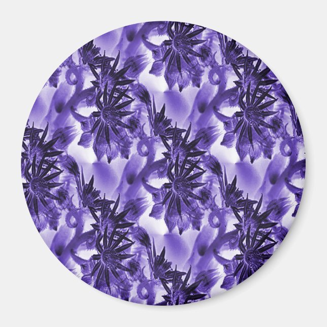 Íman Flor em Roxo... (Frente)