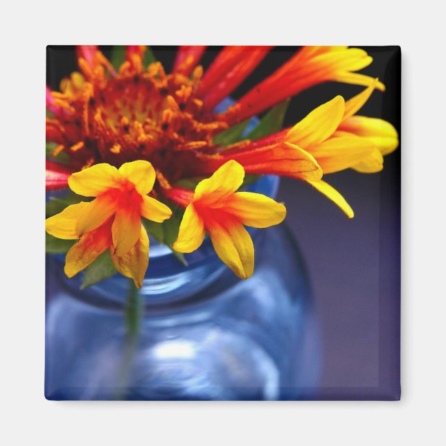 Íman Flor em Vase (Frente)