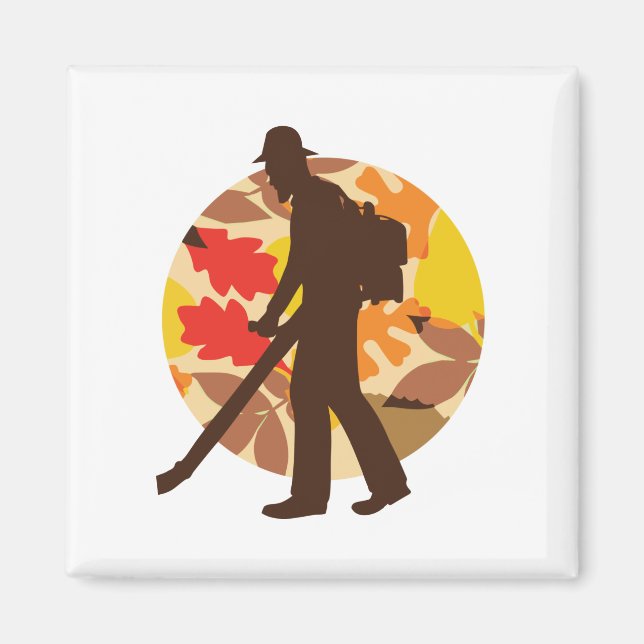 Íman Flor Folha (Frente)