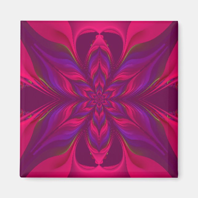 Íman Flor Fractal Magnet (Frente)