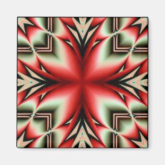 Íman flor geo tribal