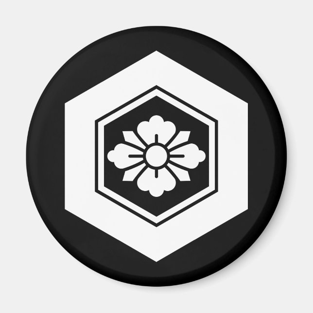Íman Flor hombita com espadas no inferno torto (Frente)