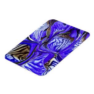 Íman Flor Íris Roxo Flexível