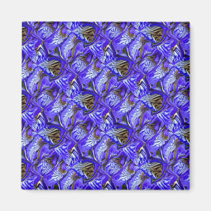 Íman Flor Íris Roxo/Inclinado/Com Teles /