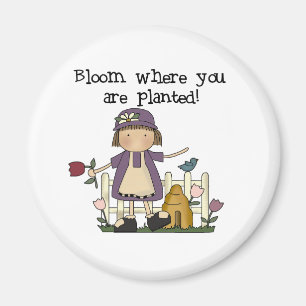 Íman Flor onde você é plantado