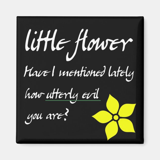 Íman flor pequena (Frente)