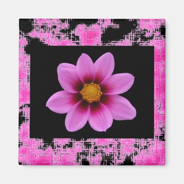 Íman Flor rosa (Frente)