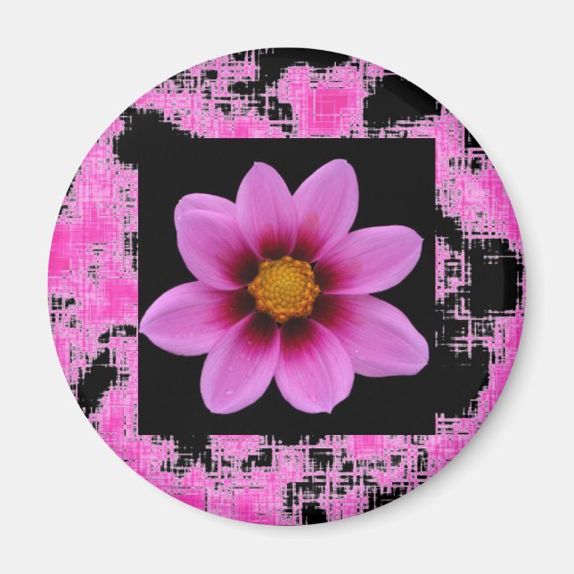 Íman Flor rosa (Frente)