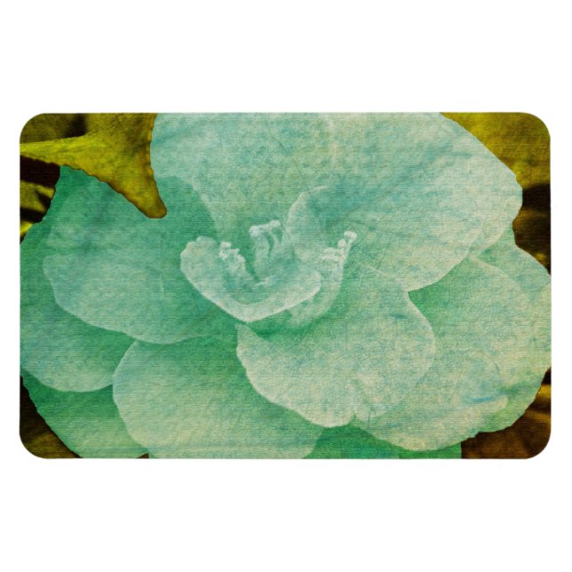 Íman Flor texturizada por Shirley Taylor (Horizontal)