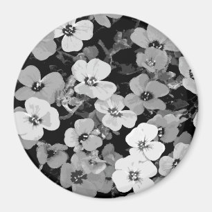 Íman Flor Vermelha de Cores Aquáticas 2