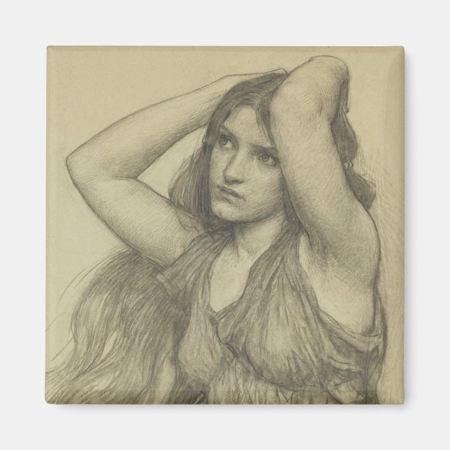 Íman Flora com Cabelo Longo (Frente)