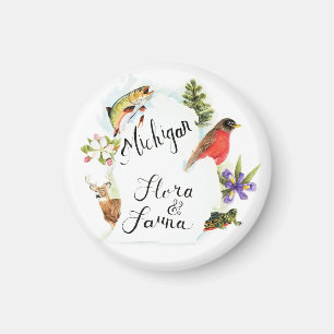 Íman Flora de Michigan & ímã da fauna