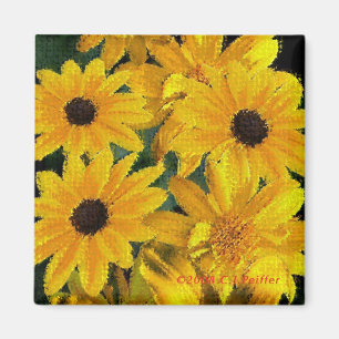 Íman 'Floral amarelo