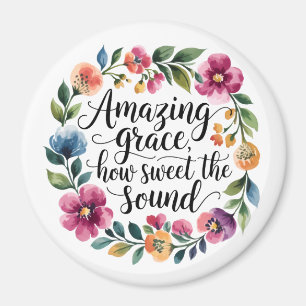Íman Floral Amarelo Grace