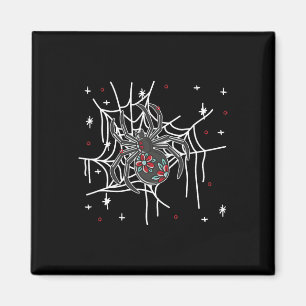 Íman Floral Aranha Preguiçosa Fita De Halloween
