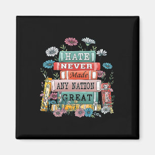 Íman Floral Books Flower Anti Trump Democrata President