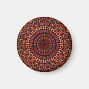 Íman Floral Brown Mandala Design- 48566
