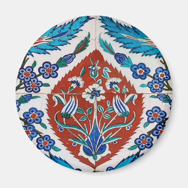 Íman Floral Cerâmico Turco (Frente)