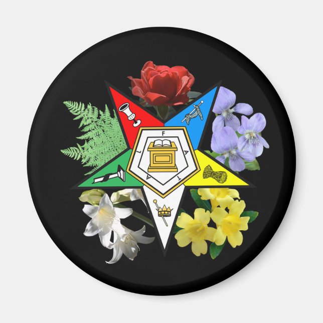 Íman Floral da Estrela Oriental (Frente)