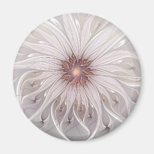 Íman Floral Fantasy, Abstrato Moderna Flor Pastel