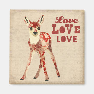 Íman Floral Fawn Love Magnet