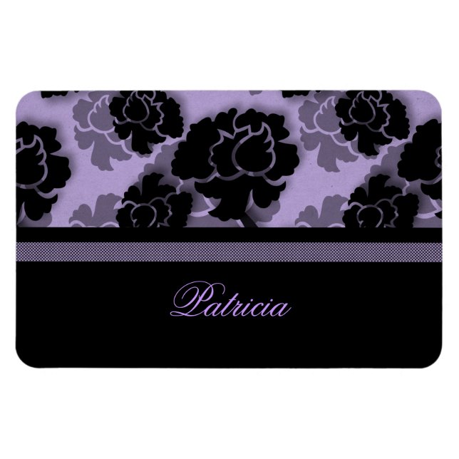 Íman Floral Grungy Flexi Magnet, Lilac (Horizontal)
