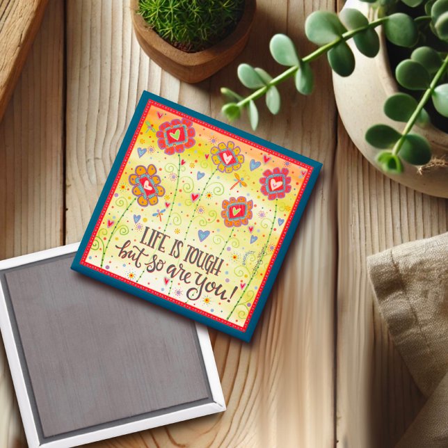 Íman Floral Life é um poderoso ímã de encorajamento (Criador carregado)