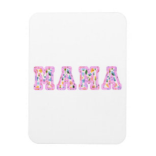 Íman Floral Mama Retro Mãe Boho Mãe