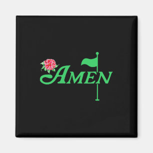 Íman Floral Mestre Golfer Golfe Golfe Golfe Flor Vinho