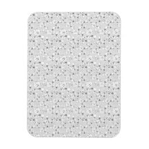 Floral Preto Branco em Pontilhismo | Botânica Perf