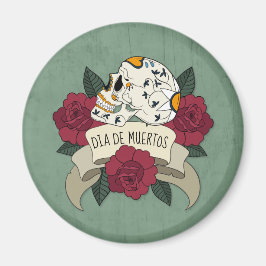 Íman Floral Skull Dia de los Muertos | Magnet